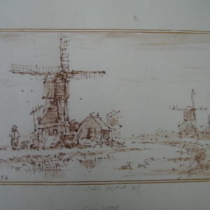 216. Landschap met molen aan het water