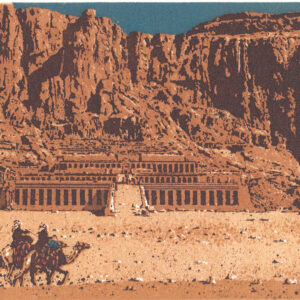 242. Tempel van Hatsjepsut met kameelruiters